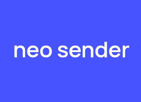 NEO SENDER — логотип