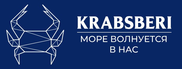 Морепродукты Крабсбери Москва — логотип