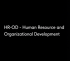 HR-OD Human Resource and Organizational Develoрment 